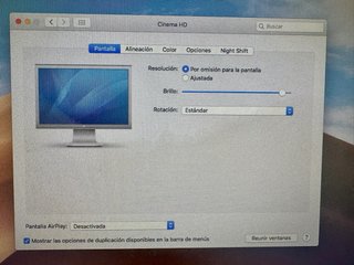 Monitor Apple Cinema Display 23"
