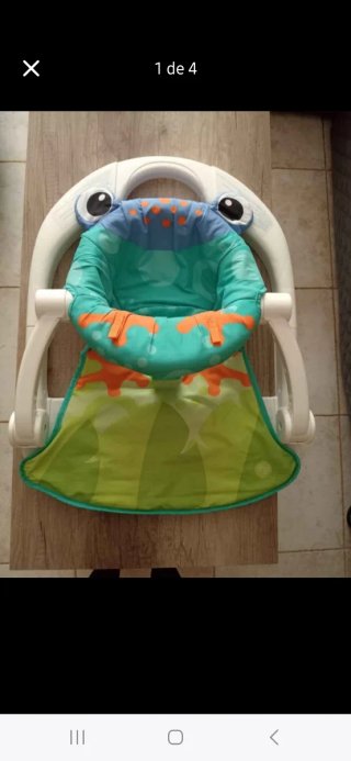 Asiento bebé ranita