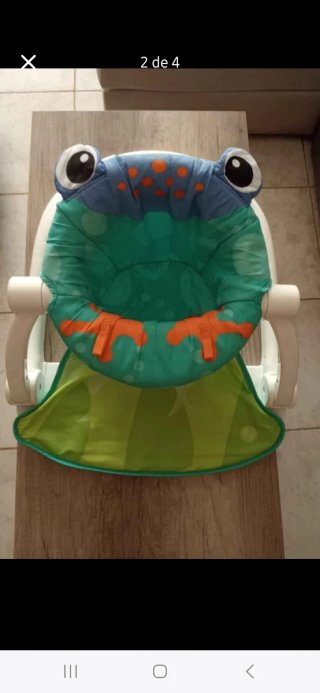 Asiento bebé ranita