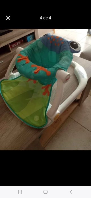 Asiento bebé ranita