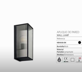 Lámpara de pared moderna