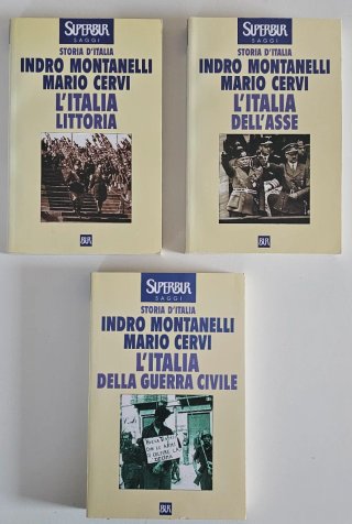 11 volumi Storia d'Italia Montanelli -  Cervi