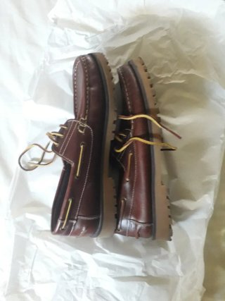 Nauticos de piel Financ marrones