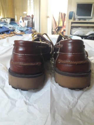 Nauticos de piel Financ marrones