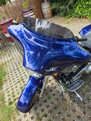 Harley-Davidson Electra Glide Azul