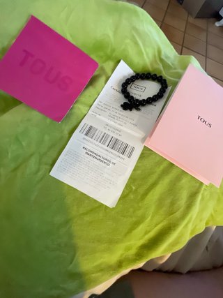 Pulsera Tous Oso Negra Original