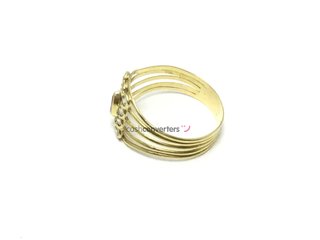 anillo oro 18k con piedra