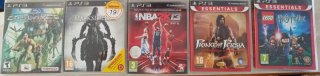 Consola PS3 Negra + 2 Mandos + Juegos +Micrófonos