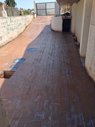 Hormigón impreso para exteriores