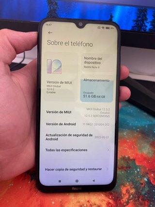 Xiaomi Redmi Note 8 64GB Nero | 4GB+1GB RAM