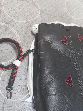 Bolso Desigual Mickey y Minnie Corazones Nuevo