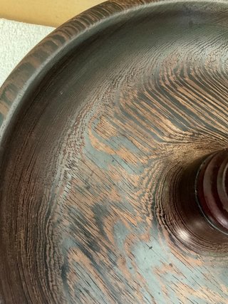 Portafrutta in legno massiccio fatto a mano H 36