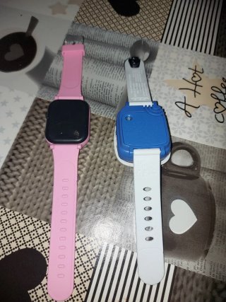 Orologi per bambini rosa e bianco