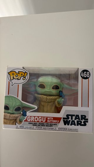 Funko Pop! Grogu con Mariposa 468 Star Wars