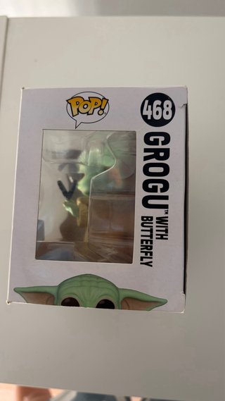 Funko Pop! Grogu con Mariposa 468 Star Wars