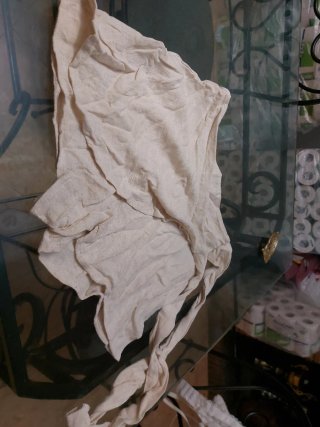 Pantalón Falda Corto Beige XS/34 falta  planchar