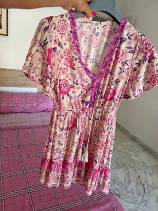 Vestito estivo floreale taglia unica
