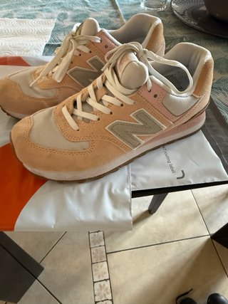 New Balance beige e rosa