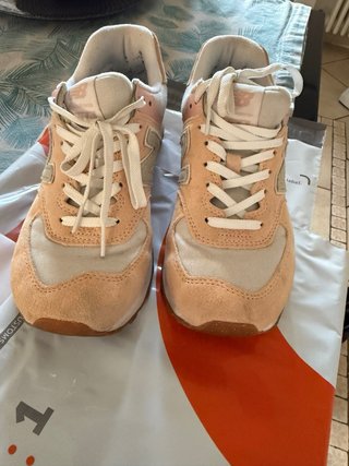 New Balance beige e rosa