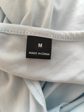 Camiseta manga larga azul
