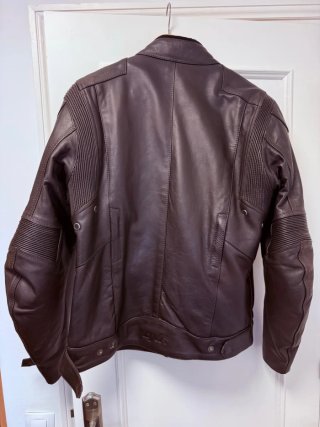 Chaqueta Moto Cuero DXR Icarus Marrón