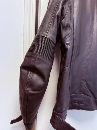 Chaqueta Moto Cuero DXR Icarus Marrón