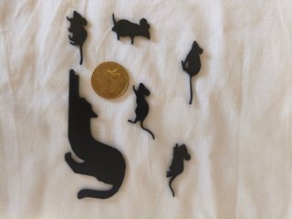 Magneti Frigo 3D PLA Gatto