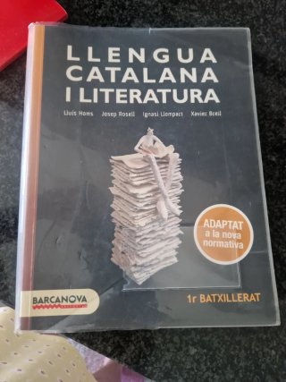 Llengua catalana i literatura, 1r Batxillerat