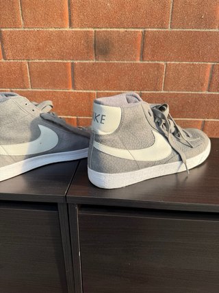 Nike Blazer Mid Scarpa Grigia Bianca