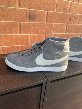 Nike Blazer Mid Scarpa Grigia Bianca