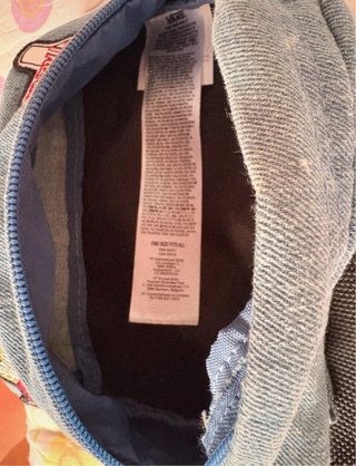Riñonera Vans Denim Desgastado con Parches