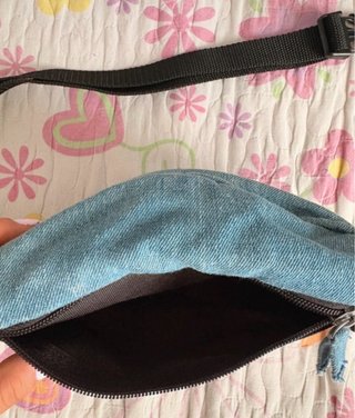 Riñonera Vans Denim Desgastado con Parches