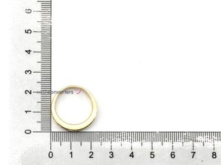 alianza oro 18k con piedra con diamante