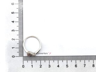 anillo oro 18k con piedra con diamante