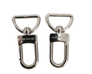Set 2 Mosquetones Louis Vuitton Acero