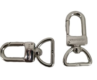 Set 2 Mosquetones Louis Vuitton Acero