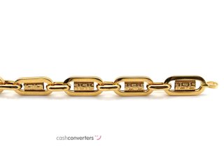 pulsera oro 18k con piedra con circonita