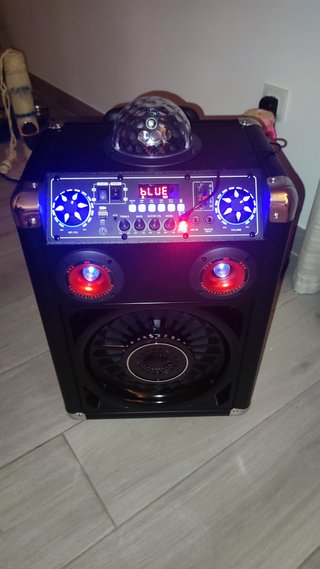 Altavoz Bluetooth MusyVocay Karaoke 60W Ruedas