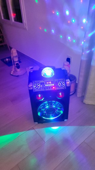 Altavoz Bluetooth MusyVocay Karaoke 60W Ruedas
