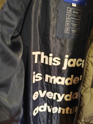 Cazadora acolchada Jack & Jones verde Talla L