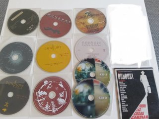 Lote CDs y DVD Bunbury Héroes del Silencio