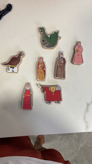 Figuras madera Gegants Mataró