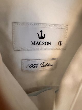 Camisa Macson Caballero Blanca