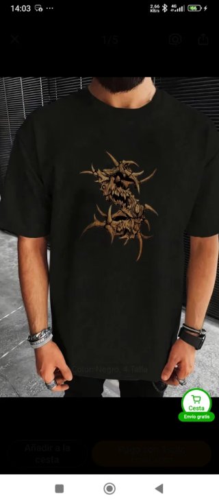 Camiseta Sepultura Talla XL y 2XL algodón