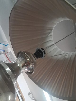 Lampara vintage base metalica