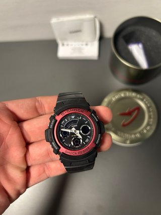 Reloj Casio G-Shock Negro y Rojo