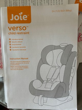 Silla coche Joie Verso 0-36kg