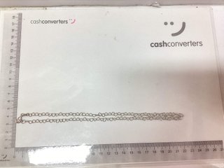 cadena plata 925mm 22cm