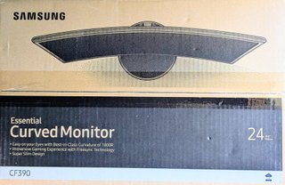 Monitor Curvo Samsung 24" CF390 Nero