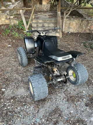 Quad Yamaha Negro/Morado